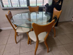 BEAUTIFUL GLASS TABLE ANTIQUE!!!
