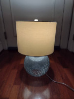 Table lamp / night light / desk light with handmade crystal base!