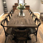 NEW Coastal Dining Table to Seat 6 - Rustic Farmhouse BEAUTIFUL SALE