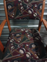 Billiards pool table spectator chairs