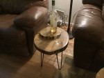 Two table for the price of one! Live edge end tables-two tables
