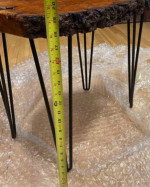 Rustic Burl Wood Coffee Table