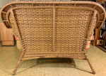 $600 OFF - Quality Outdoor Wicker Loveseat / Coffee Table Set