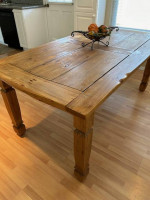 Rustic Wood Dining Table