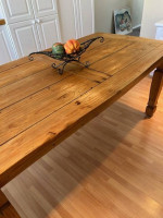 Rustic Wood Dining Table