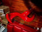 Leather couch set with coffee table