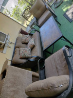 Outdoor furniture - love seat chairs table
