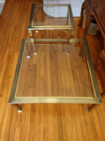 Glass Coffee and Side Table