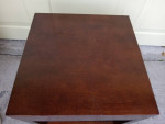 SQUARE WOOD END TABLE