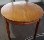 40" round wood table