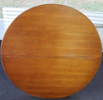 40" round wood table