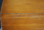 40" round wood table