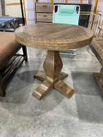 Napa Reclaimed Natural Wood Round End Table
