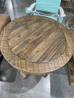 Napa Reclaimed Natural Wood Round End Table