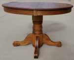 44" Round Antique Quarter Sawn Oak Table