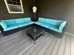 Outdoor couch & table
