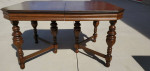 Antique Walnut Jacobean Dining Table