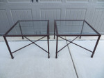 Brown Jordan Venetian Series End Table Pair