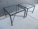 Brown Jordan Venetian Series End Table Pair