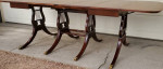 1930's/40's Duncan Phyfe Dining Table/6 Chairs/3 Leaves/Table Pads