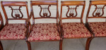 1930's/40's Duncan Phyfe Dining Table/6 Chairs/3 Leaves/Table Pads