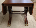 1930's/40's Duncan Phyfe Dining Table/6 Chairs/3 Leaves/Table Pads