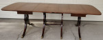 1930's/40's Duncan Phyfe Dining Table/6 Chairs/3 Leaves/Table Pads