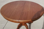 Exquisite 44" Dining Table w/Inlaid Design and a 15" Hidden Leaf