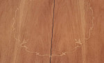 Exquisite 44" Dining Table w/Inlaid Design and a 15" Hidden Leaf