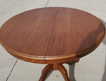Exquisite 44" Dining Table w/Inlaid Design and a 15" Hidden Leaf