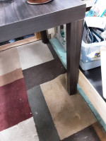 Large Brown Square Table