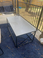 Nice outdoor set - table and chair - like new