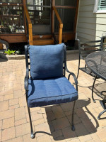 Wrought Iron Table & 4 Chairs