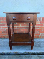 Antique Mahogany Work Table. 19th Century