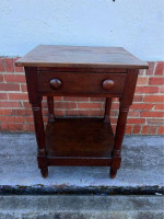 Antique Mahogany Work Table. 19th Century