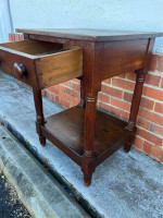 Antique Mahogany Work Table. 19th Century