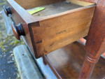 Antique Mahogany Work Table. 19th Century