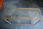 Console Table Metal Glass