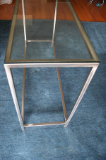 Console Table Metal Glass