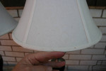 Elegant Table Lamp Pair Silver and Black