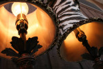 Table Lamp Pair Tropical Monkey Jungle Theme Boudoir