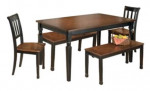 Skempton Counter Height Dining Table and 4 Barstools