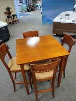 High Square Table w/ 4 chairs