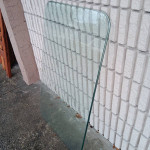 Glass Table Top, 50x30, 1/2" Thick,Rounded Corners-Polished-Soft Edges