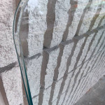 Glass Table Top, 50x30, 1/2" Thick,Rounded Corners-Polished-Soft Edges