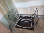 2 Glass coffee tables and 1 side table
