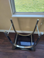 2 Glass coffee tables and 1 side table