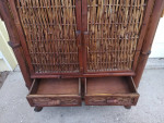 TALL BAMBOO CABINET, SIDE TABLE or NIGHTSTAND