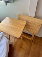 Snack Table Natural Set 4 Pc