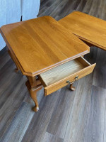 White oak coffee and end table.